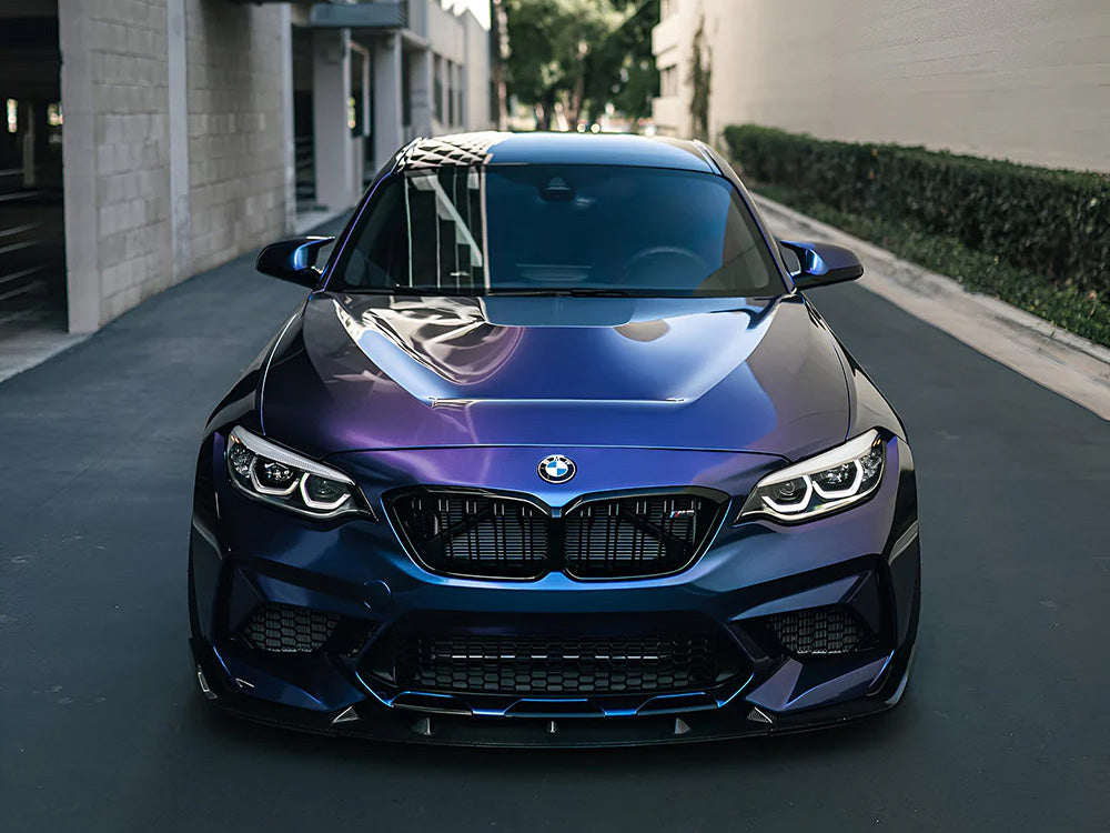 BMW F87 M2 with a carbon kit and aluminium GTS hood