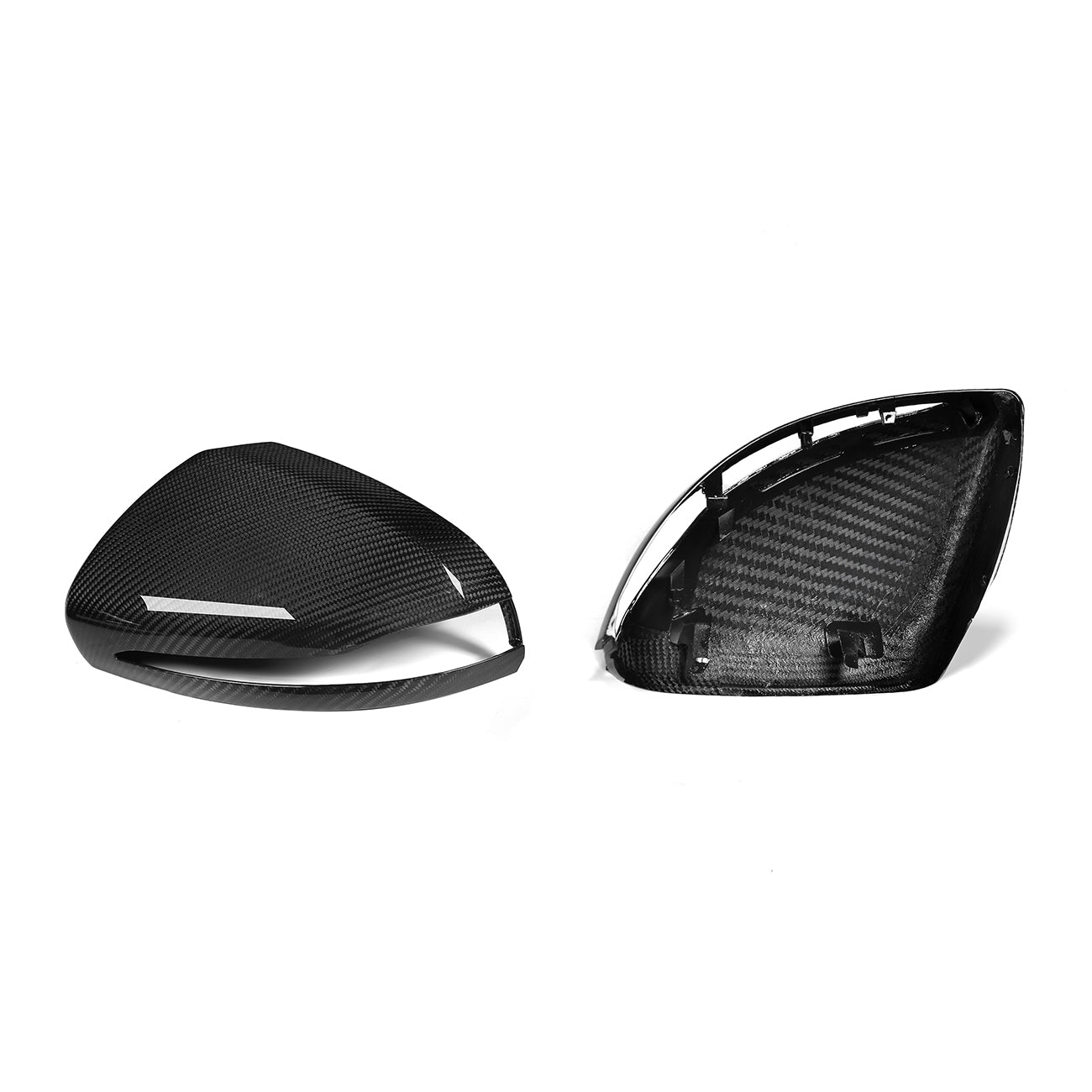 Side View of Carbon Fibre Mirror Replacements for Mercedes C63 AMG (W205)