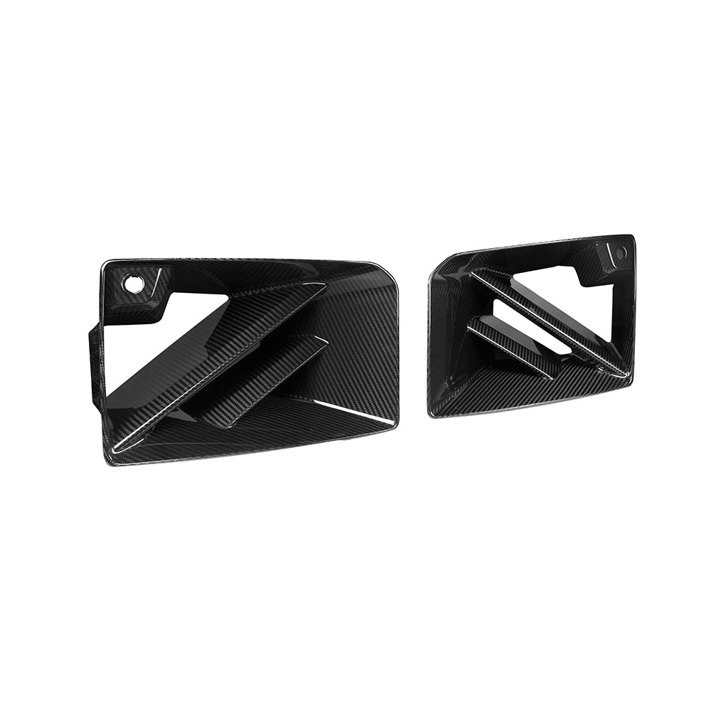 SOOQOO carbon fibre front ducts for BMW M2 (G87), pair studio product view