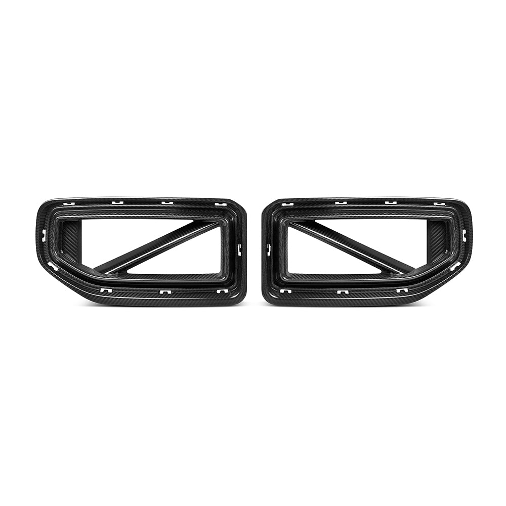 SOOQOO carbon fibre Front Grille V1 for BMW M2 (G87), pair studio front view