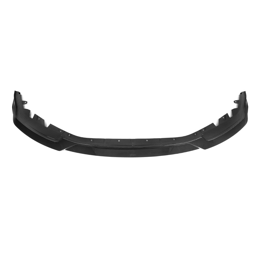SOOQOO carbon fibre Front Splitter V3 main blade for BMW M2 (G87), studio top view