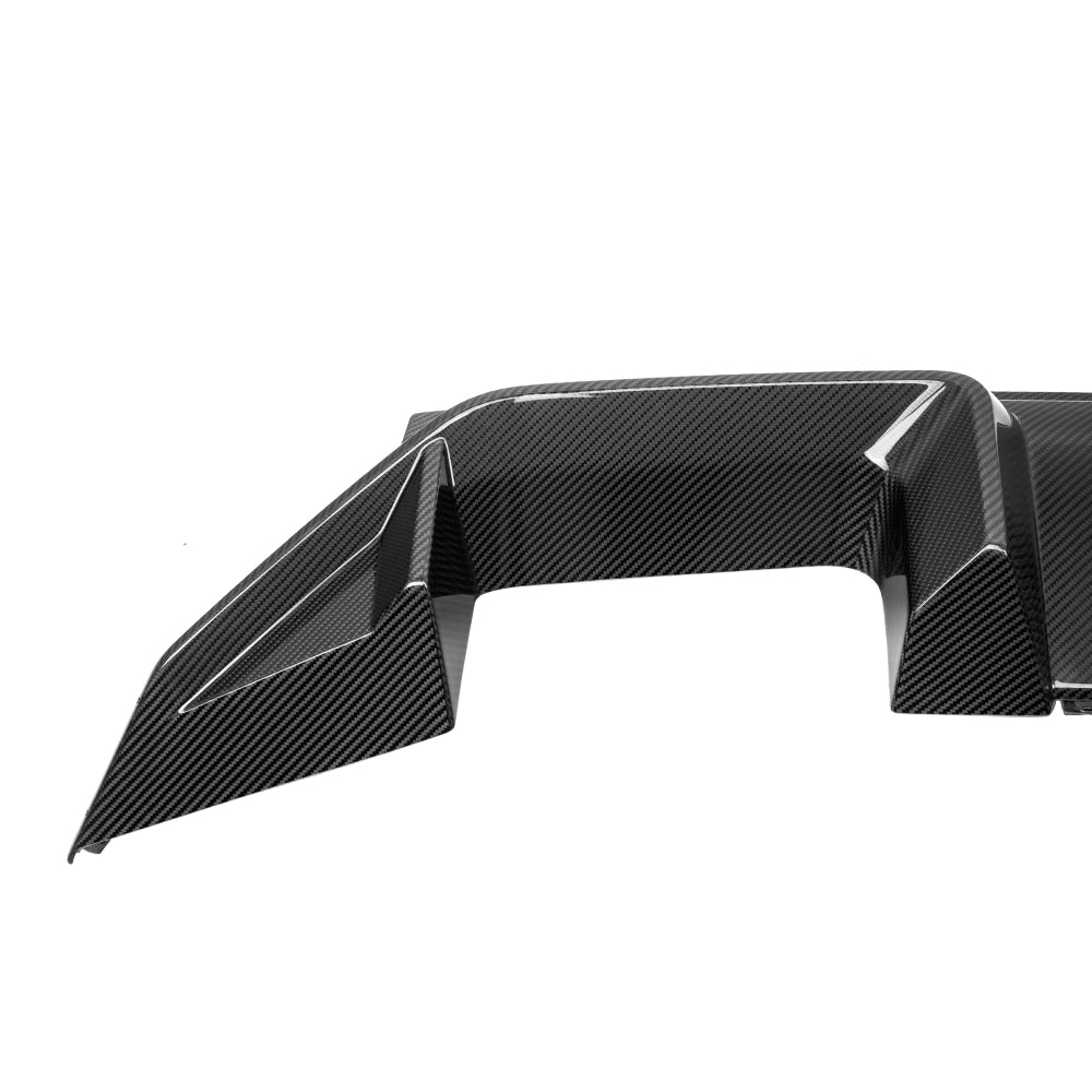 SOOQOO carbon fibre Rear Diffuser V2 for BMW M2 (G87), corner detail product view