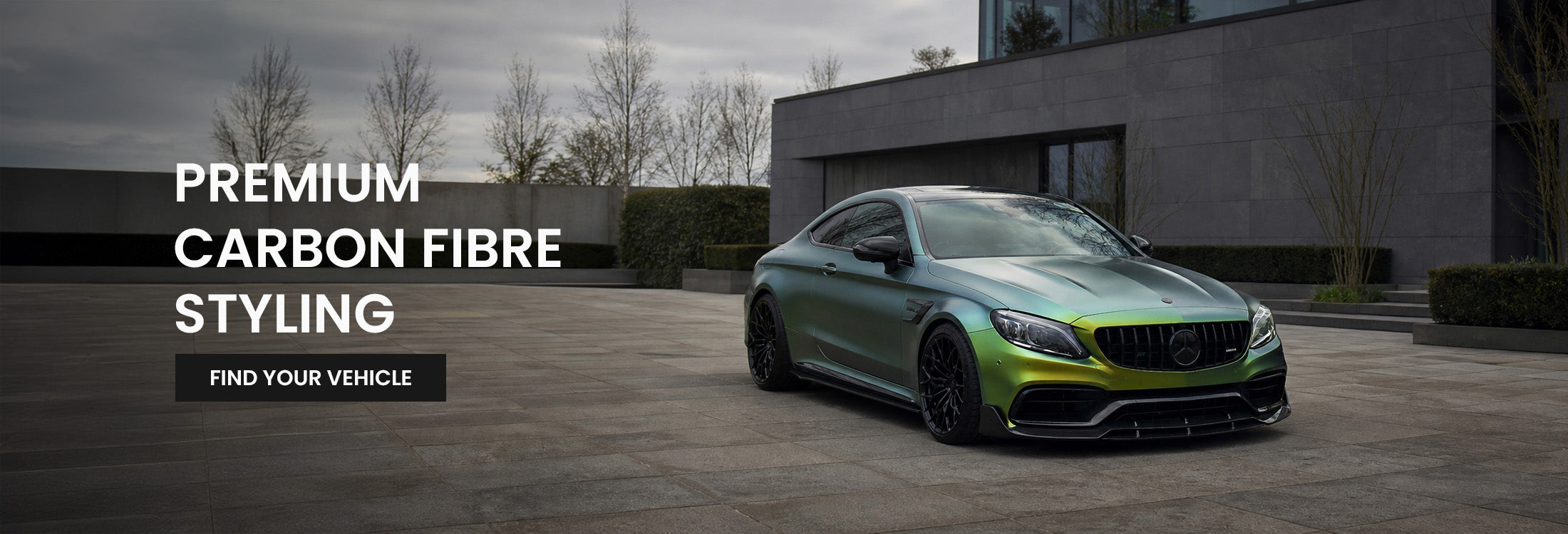 Carbon Noire Mercedes AMG C63 S showcasing premium carbon fibre styling upgrades