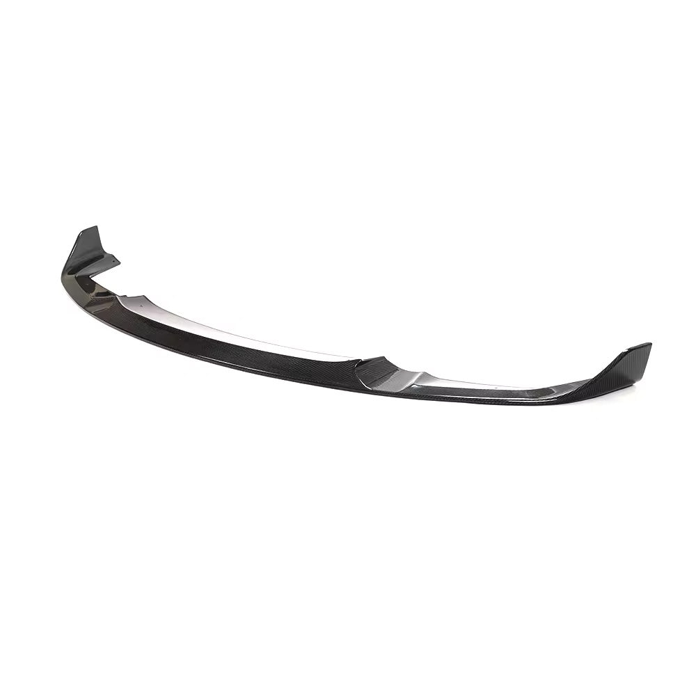 Top View of Carbon Fibre M Performance Front Splitter for BMW M2 (F87) - White Background