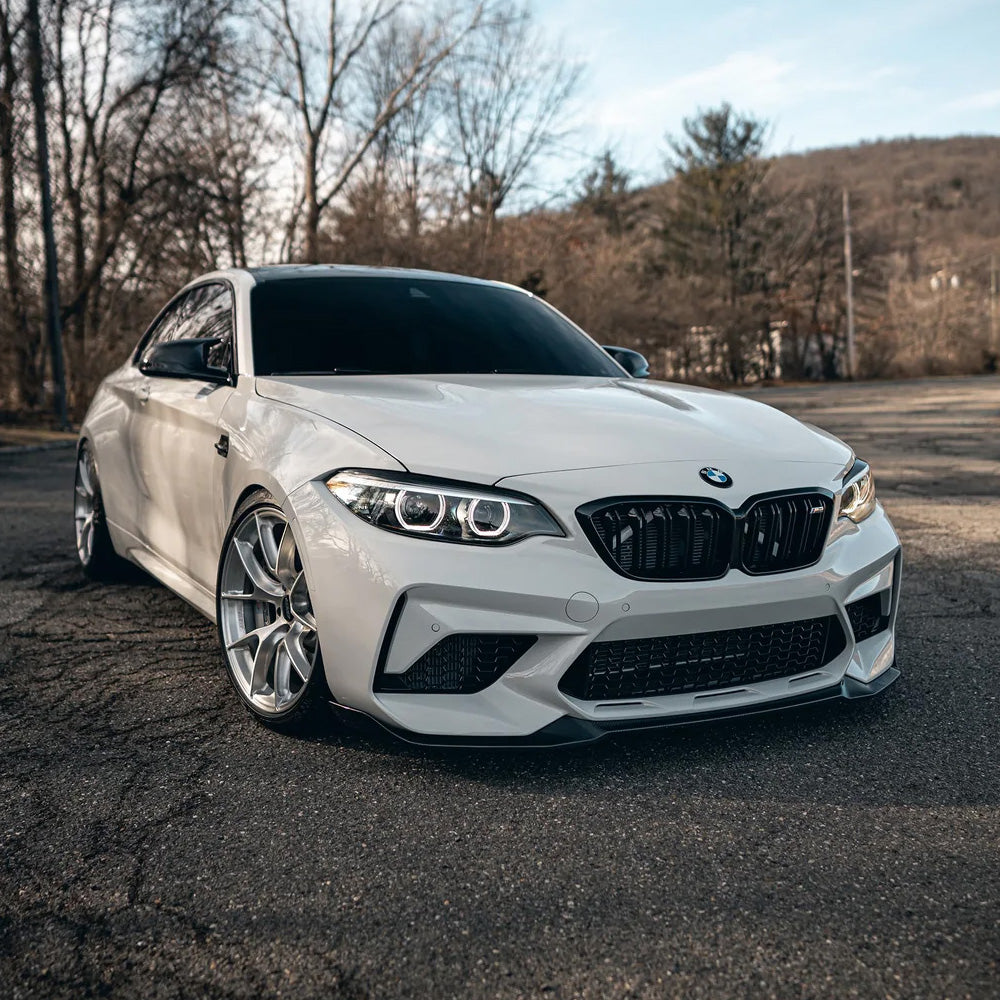 BMW M2 Competition F87 with Carbon Fibre CS Front Splitter Installed - Front View