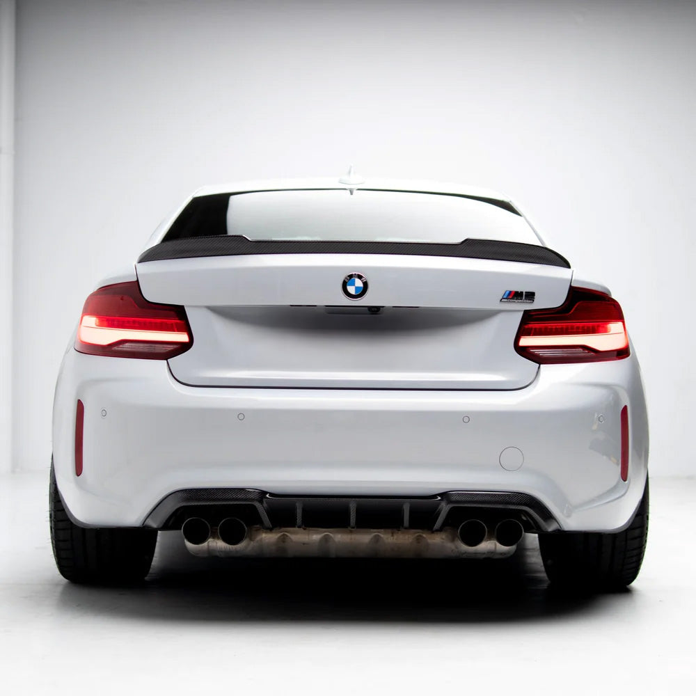 BMW M2 Competition F87C with Carbon Fibre M Performance Rear Diffuser Installed - Rear View