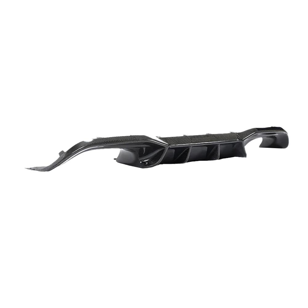 Carbon Fibre Akrapovic Rear Diffuser for BMW M2 & M2 Competition (F87/F87C) - Transparent View