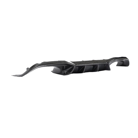 Carbon Fibre Akrapovic Rear Diffuser for BMW M2 & M2 Competition (F87/F87C) - Transparent View