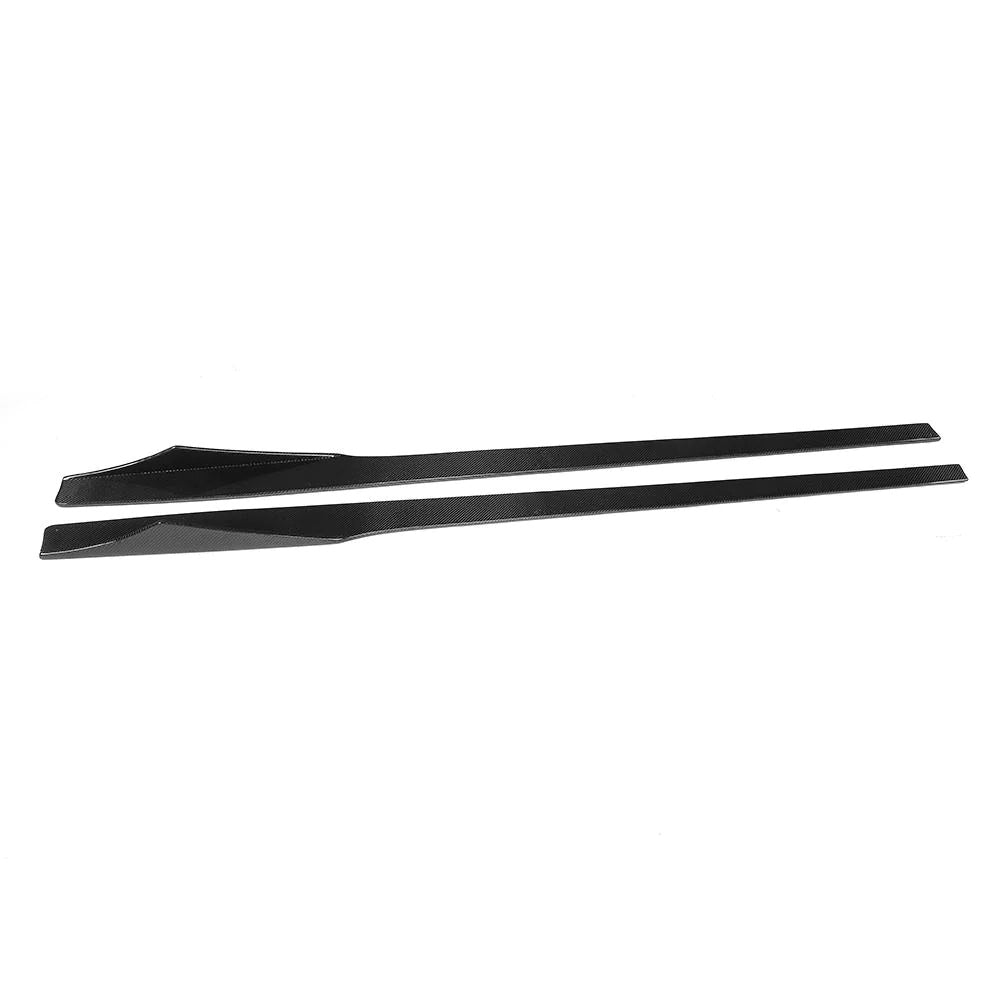 Top View of Carbon Fibre MTC Side Skirts for BMW M2 & M2 Competition - White Background