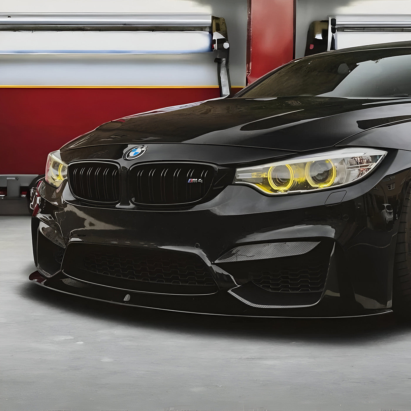 BMW M4 F83 Pre-LCI with CSL Yellow DRLs – Side View