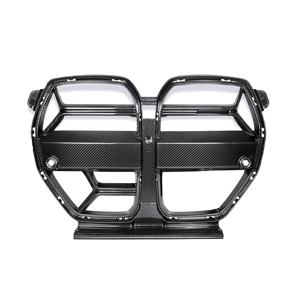 Front View with Carbon Fibre CSL Front Grille for BMW M3 & M4 (G80/G82/G83)