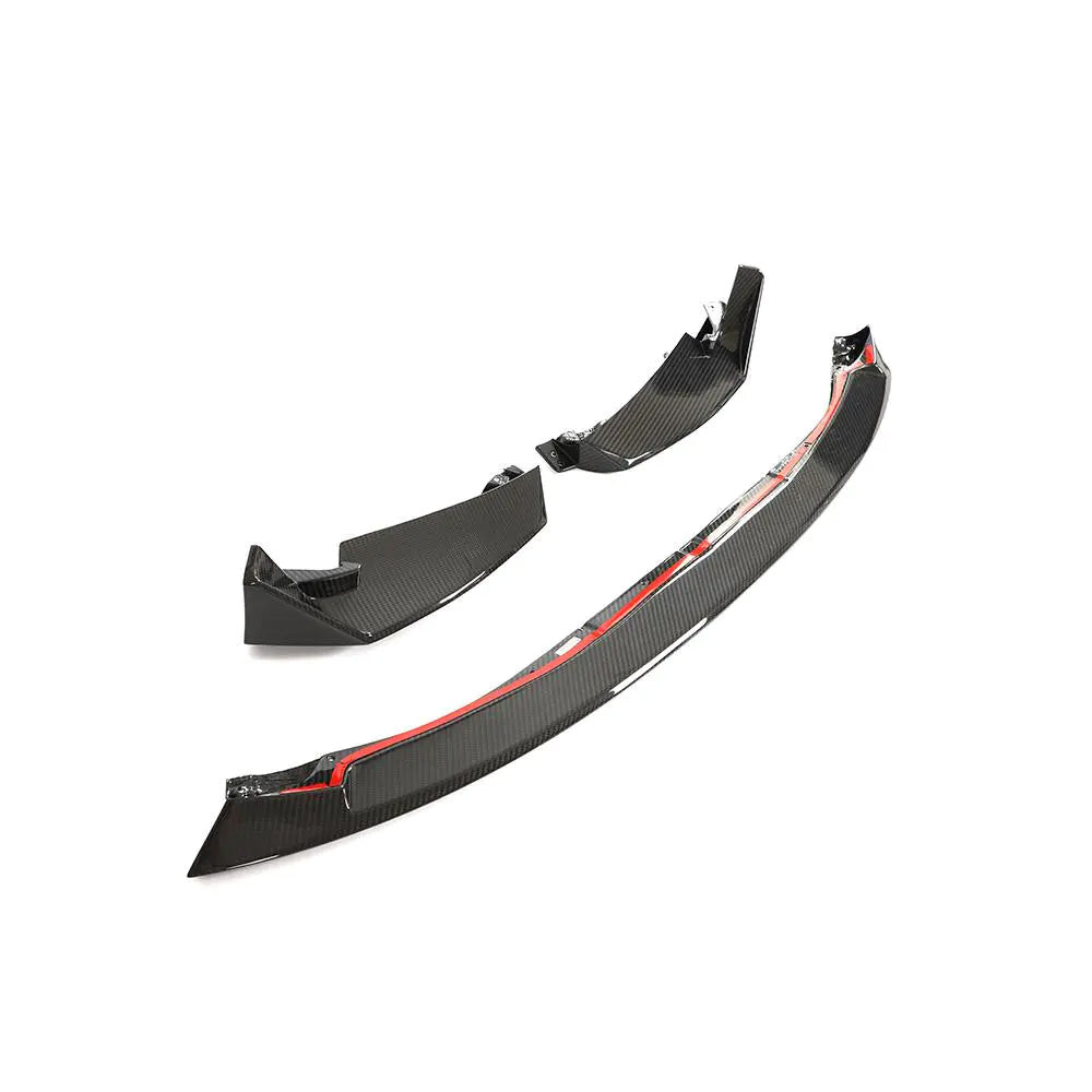 Side View of Carbon Fibre CSL Front Splitter for BMW M3 & M4 (G80/G82/G83)