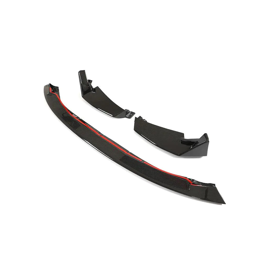 Top View of Carbon Fibre CSL Front Splitter for BMW M3 & M4 (G80/G82/G83)