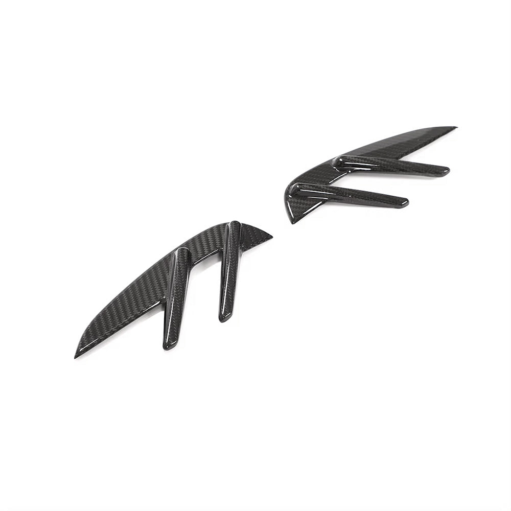 Angle View of Carbon Fibre Fender Trim for BMW M3 & M4 (G80/G82/G83)