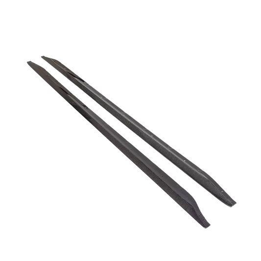 Carbon Fibre Lower Extension Side Skirts for BMW M3 & M4 (G80/G82/G83) - Transparent View