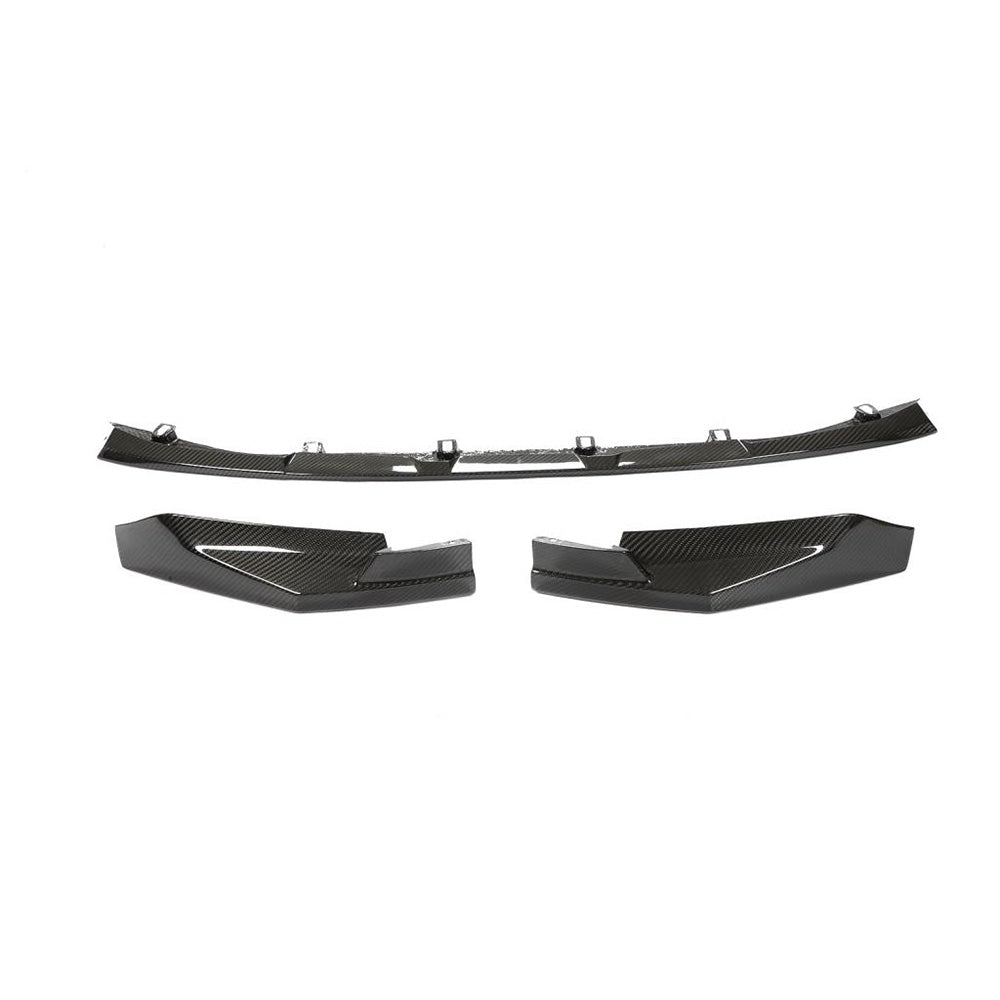 Front View of Carbon Fibre M Performance Front Splitter for BMW M3 & M4 (G80/G82/G83)