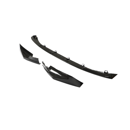 Carbon Fibre M Performance Front Splitter for BMW M3 & M4 (G80/G82/G83) - Transparent View