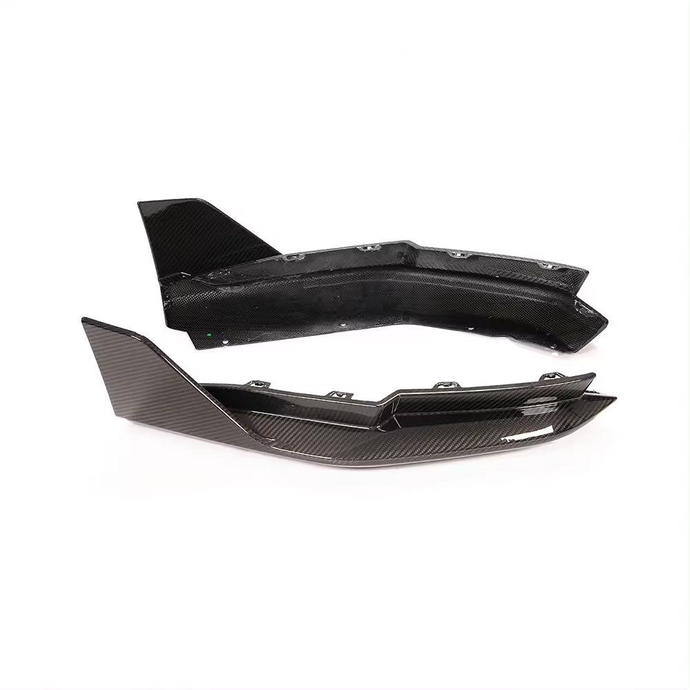 Angle View of Carbon Fibre M Performance Rear Side Winglets for BMW M3 & M4 (G80/G82/G83)