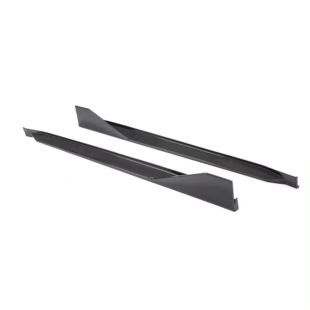 Top View of Carbon Fibre M Performance Side Skirts for BMW M3 & M4 (G80/G82/G83)