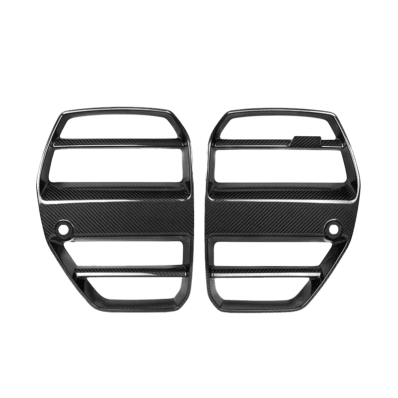 Carbon Fibre OEM+ Front Grille for BMW M3 & M4 (G80/G82/G83) - Transparent View