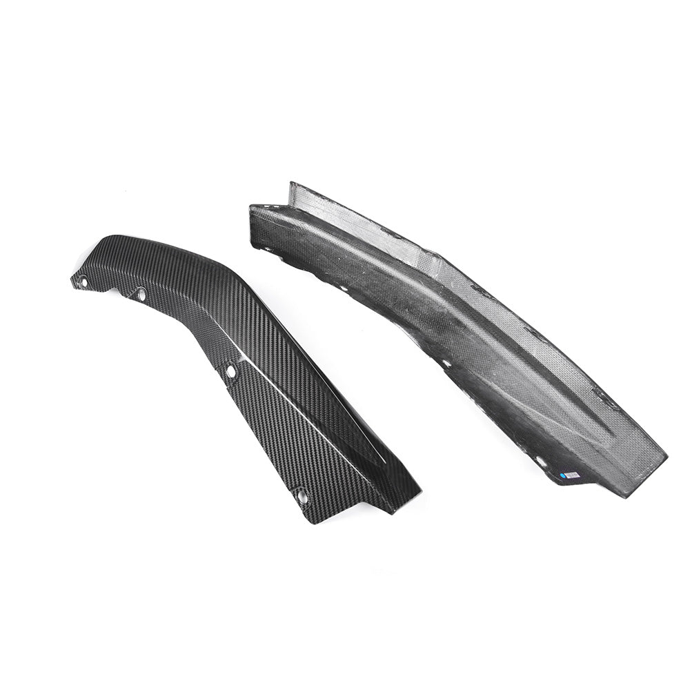 Angle View of Carbon Fibre OEM+ Rear Side Winglets for BMW M3 & M4 (G80/G82/G83)