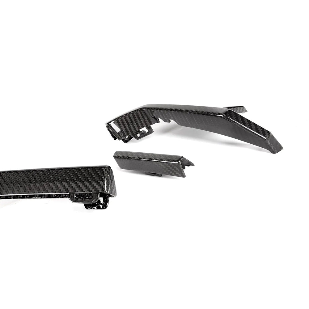 Zoomed View of Carbon Fibre Rear Diffuser Surround Trim for BMW M3 & M4 (G80/G82/G83)