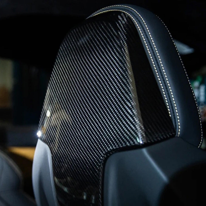 BMW M3 & M4 G80/G82/G83 with Carbon Fibre Seatbacks Installed - Rear View