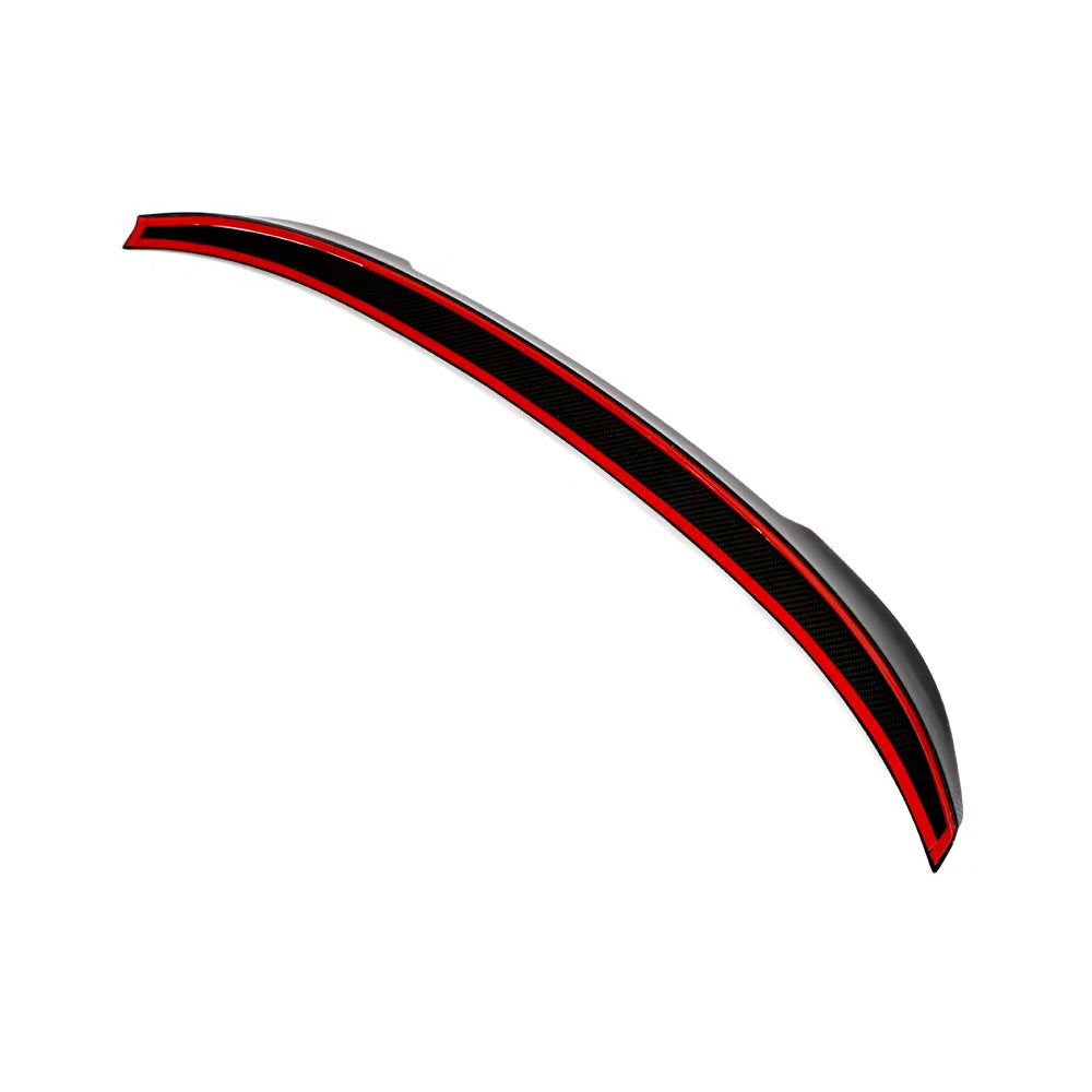 Angle View of Carbon Fibre CS Rear Spoiler for BMW M3 (G80)