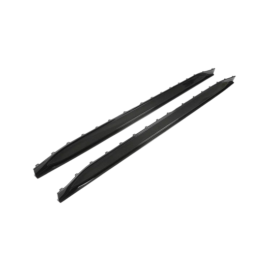 Carbon Fibre OEM+ Side Skirts for BMW M3 (G80) - Transparent View