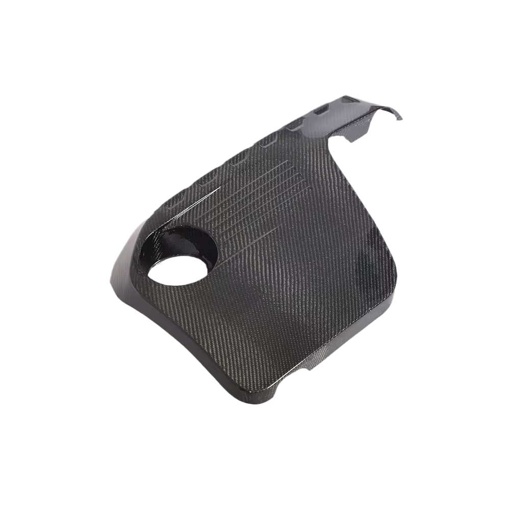 Carbon Fibre Engine Cover for BMW M3 & M4 (F80/F82/F83) - Transparent View