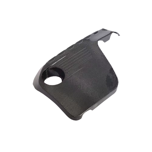 Carbon Fibre Engine Cover for BMW M3 & M4 (F80/F82/F83) - Transparent View