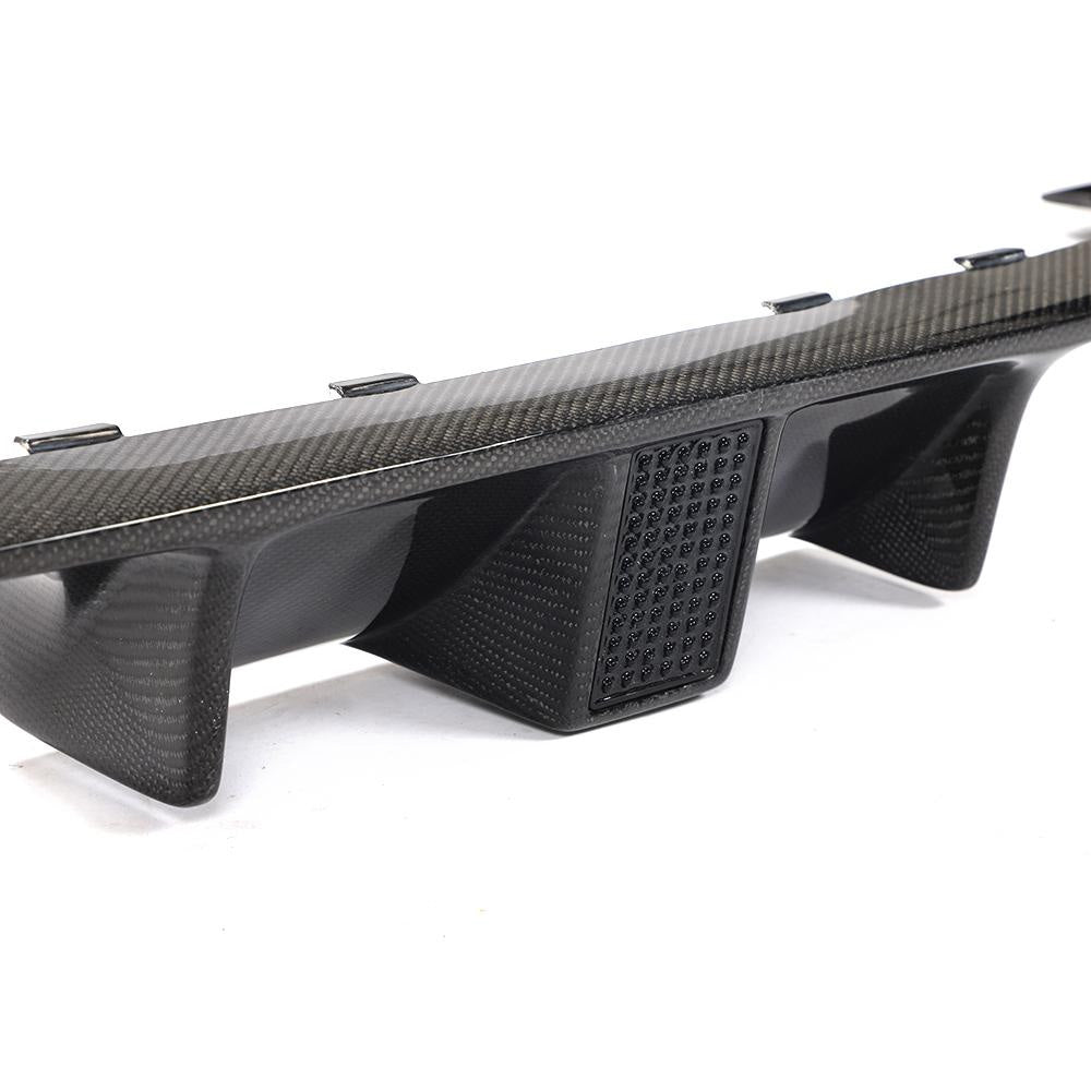 BMW M3 & M4 Carbon Fibre F1 Brake Light Rear Diffuser - Close-Up with White Background