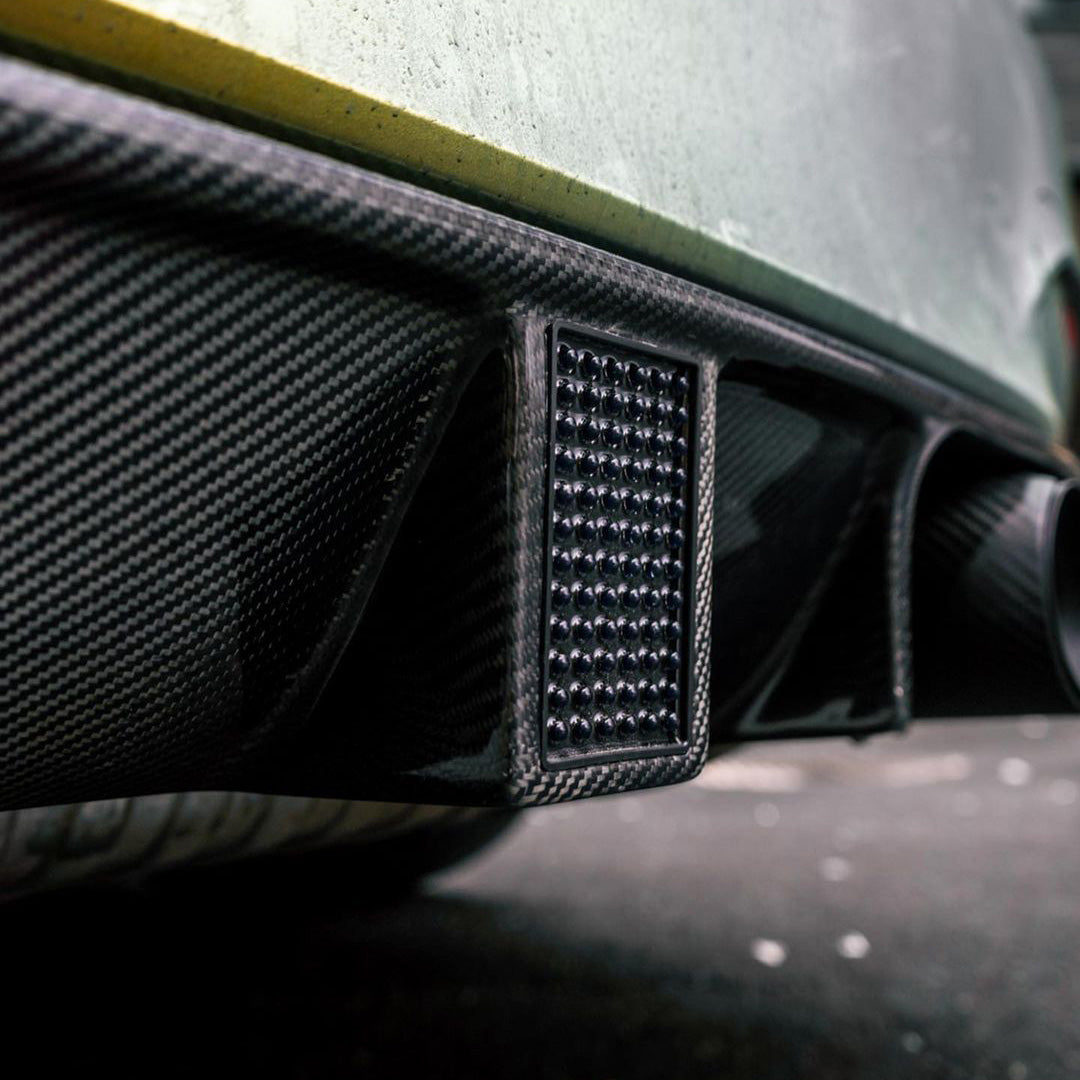 BMW M4 F82 with Carbon Fibre F1 Brake Light Rear Diffuser Installed - Close-up