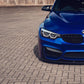 BMW M3 F80 with Carbon Fibre Front Bumper Inserts Installed - Front View