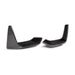 BMW M3 & M4 Carbon Fibre Front Bumper Splitters - Side View with White Background