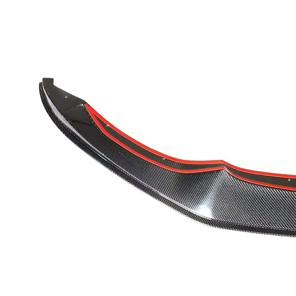 BMW M3 & M4 Carbon Fibre GTS Front Splitter - Close-up View