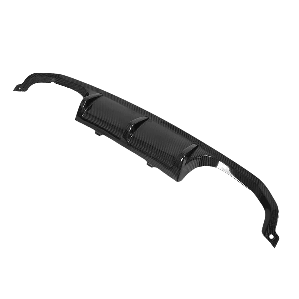 Carbon Fibre M Performance Rear Diffuser for BMW M3 & M4 (F80/F82/F83) - Transparent View