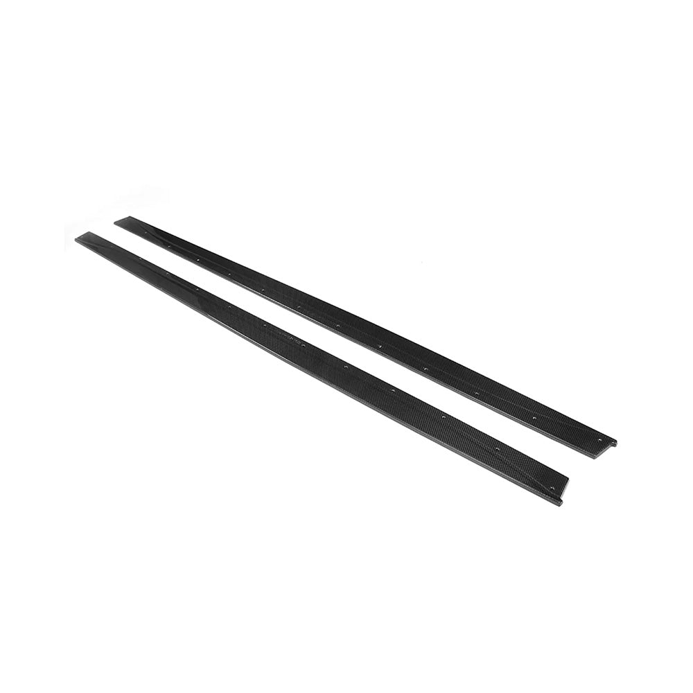 Close-Up of Carbon Fibre M Performance Side Skirts for BMW M3 & M4 - Angle View