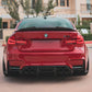 BMW M4 F82 with Carbon Fibre PSM Rear Diffuser Installed - Rear View