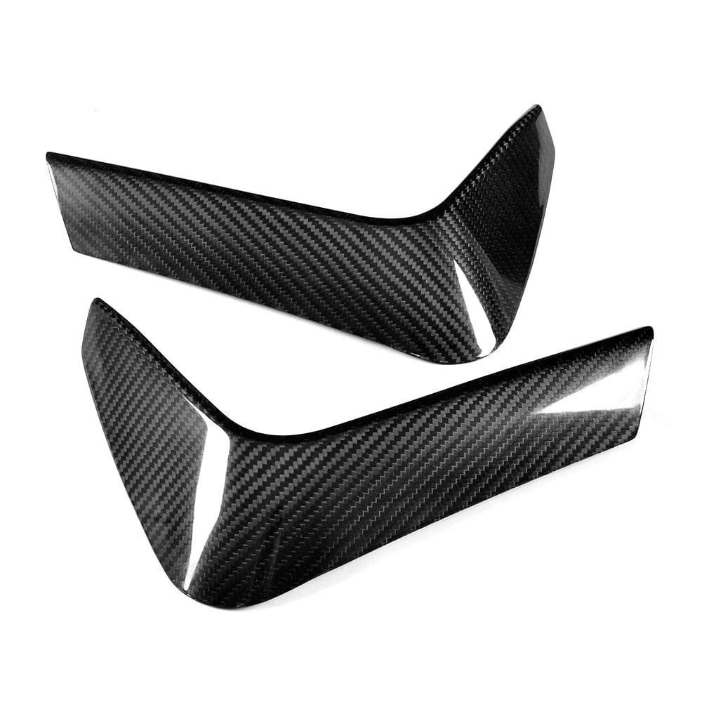 Detailed View of Carbon Fibre Rear Bumper Inserts for BMW M3 & M4