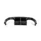 Top View of Carbon Fibre Vorsteiner Rear Diffuser for BMW M3 & M4 - White Background