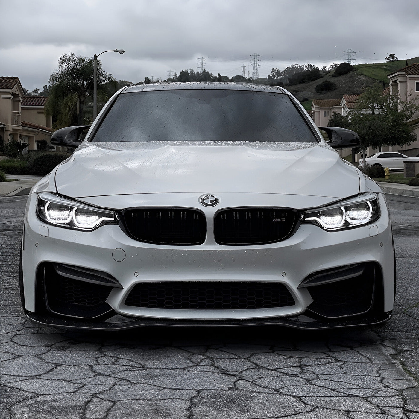 Angled View of Ikon Style LCI Headlights for BMW M3 & M4
