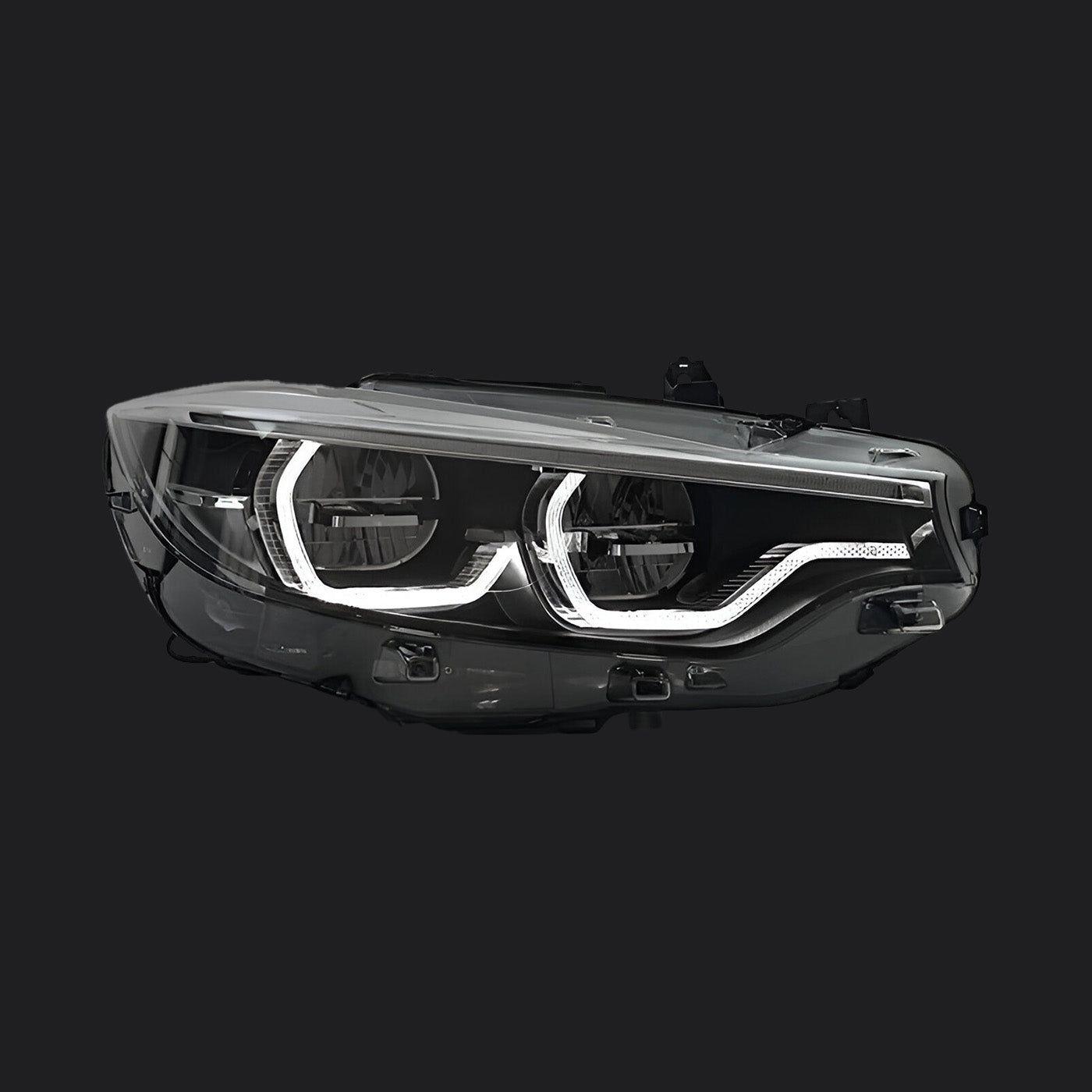 Ikon Style LCI Headlight Set for BMW M3 & M4 (F80/F82/F83) – Product View White DRL