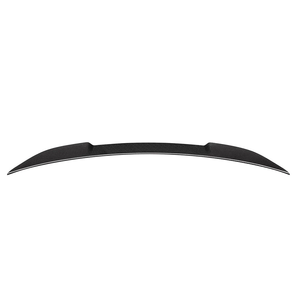 Top View of Carbon Fibre CS Rear Spoiler for BMW M4 (F82) - White Background