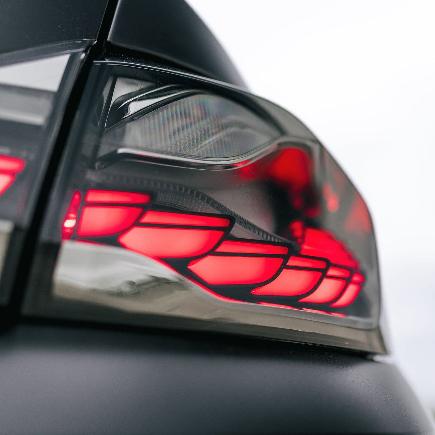 Close-Up of GTS Style OLED Tail Lights on BMW M4 F82