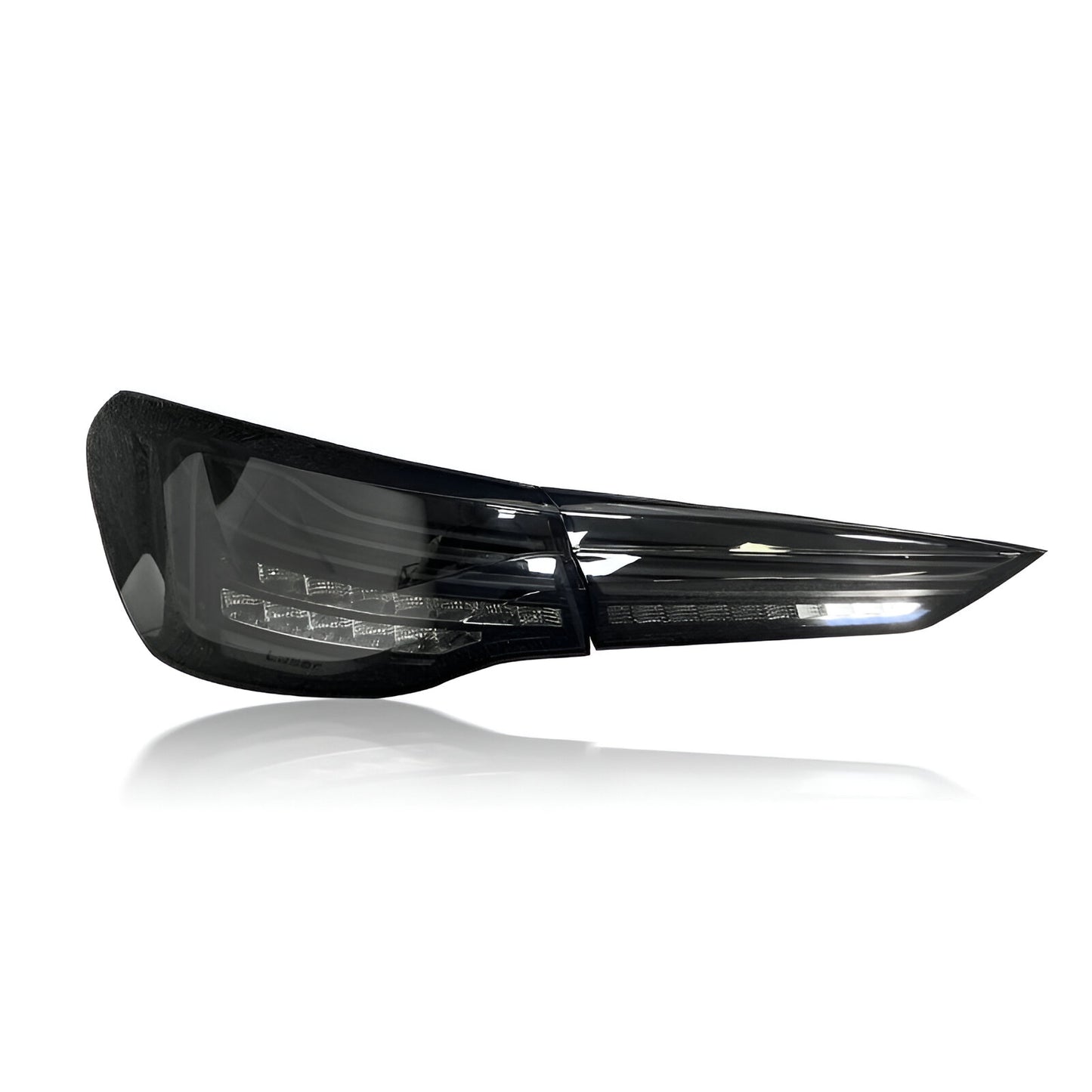 Smoked version of CSL Style Laser Tail Lights for BMW M3 M4 G80 G82