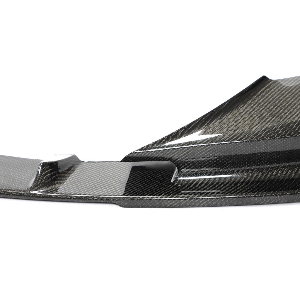 Angle View of Carbon Fibre 3D Front Splitter for BMW M5 (F90 LCI)