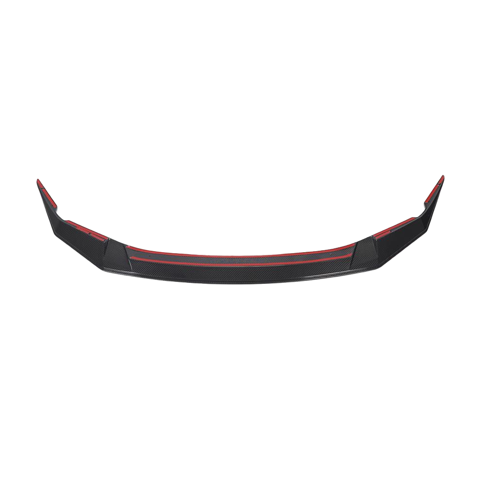 Carbon Fibre Noire Front Splitter for BMW M5 (F90 LCI) - Transparent View