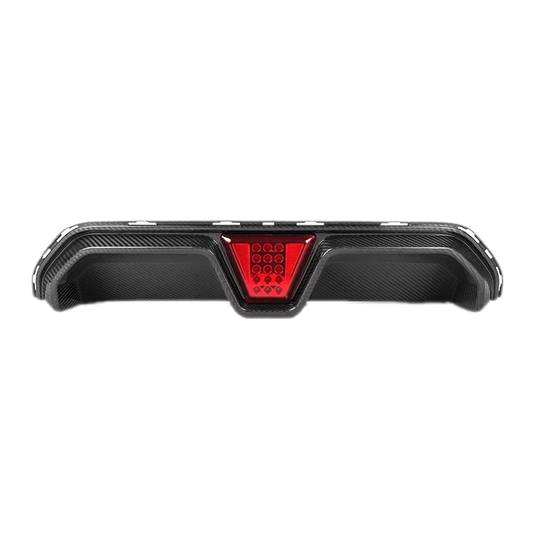 Carbon Fibre CS LED Rear Diffuser for BMW M5 (F90) - Transparent View