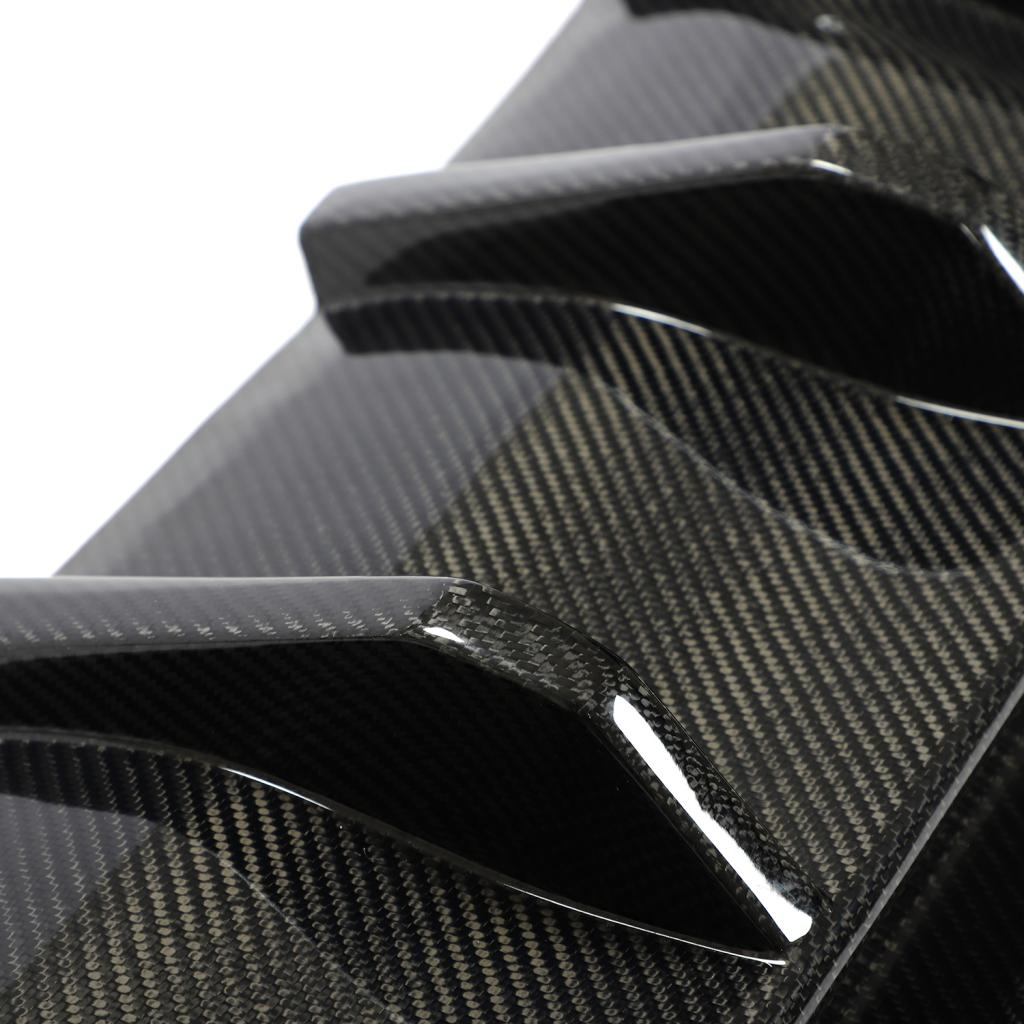 Angle View of Carbon Fibre M Performance Rear Diffuser for BMW M5 (F90)